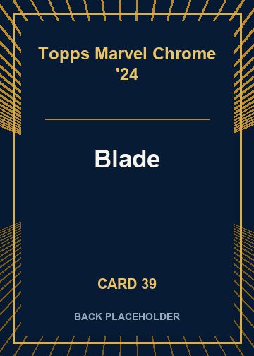 Blade back card image