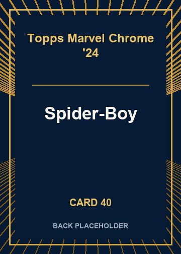 Spider-Boy back card image
