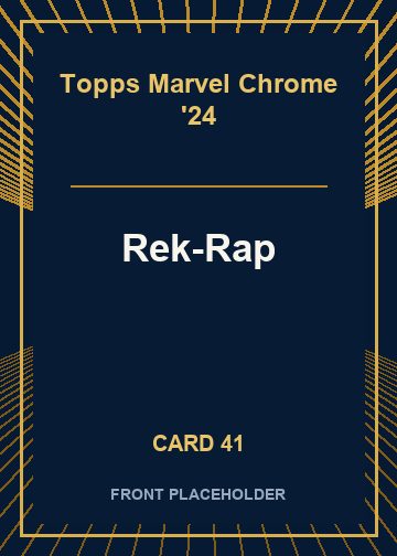 Rek-Rap front card image
