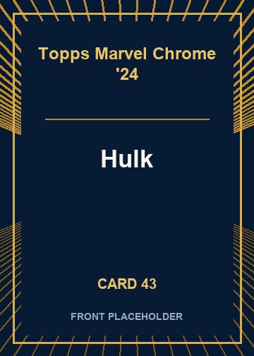 Hulk front card image