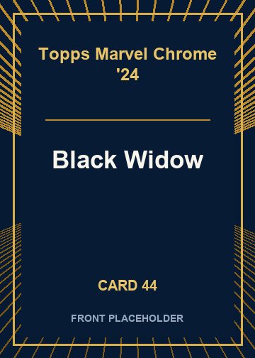 Black Widow front card image