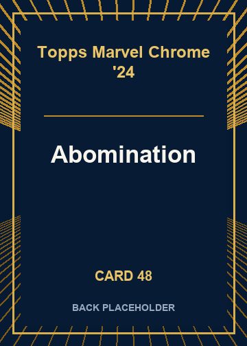 Abomination back card image