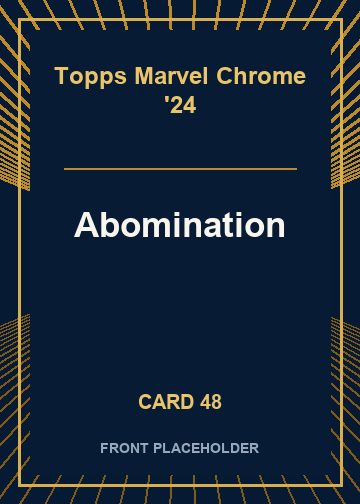 Abomination front card image
