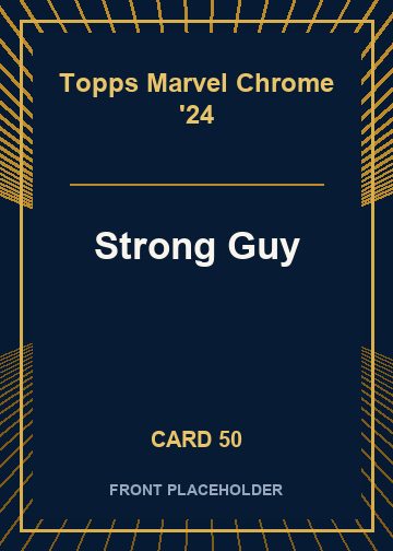 Strong Guy front card image