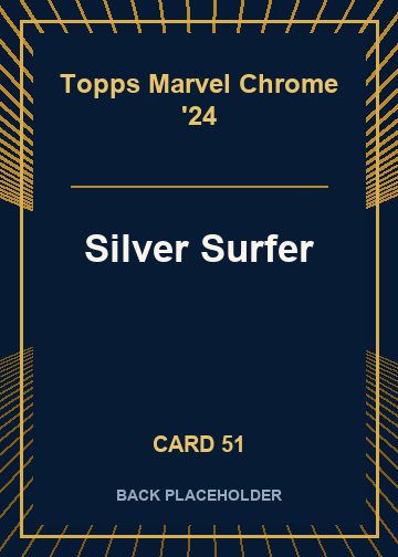 Silver Surfer back card image