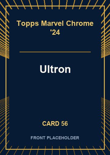 Ultron front card image
