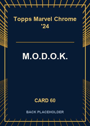 M.O.D.O.K. back card image