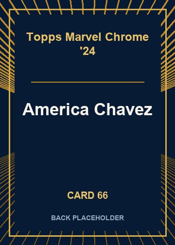 America Chavez back card image