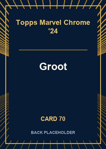 Groot back card image