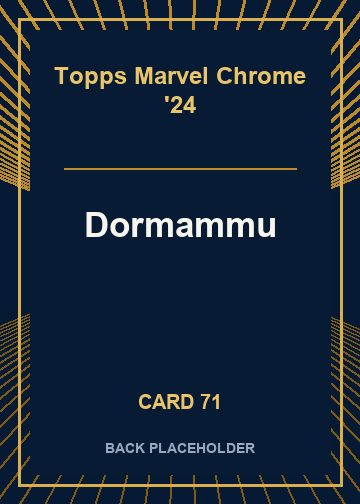Dormammu back card image