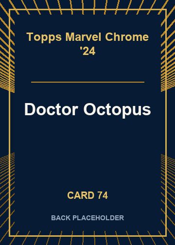Doctor Octopus back card image