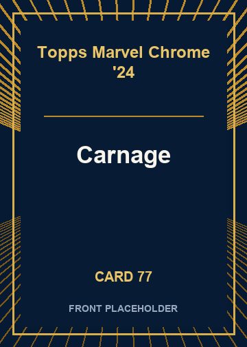 Carnage front card image
