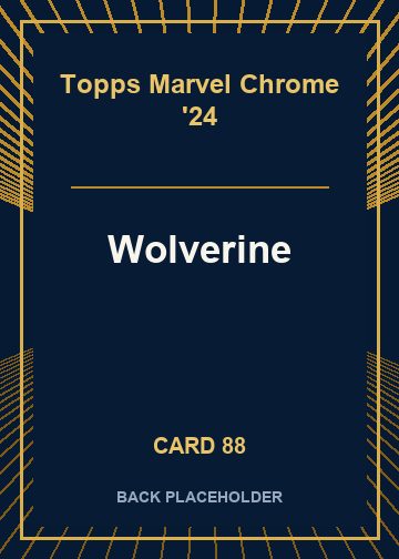 Wolverine back card image