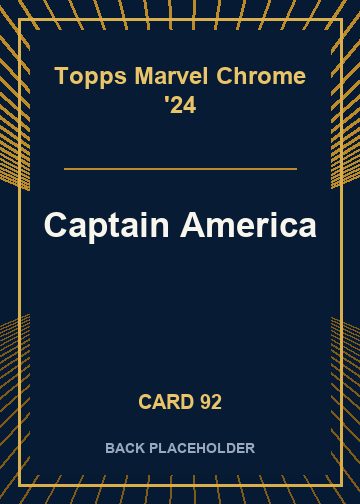 Captain America back card image