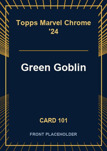 Green Goblin front card image
