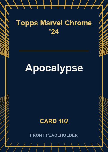 Apocalypse front card image