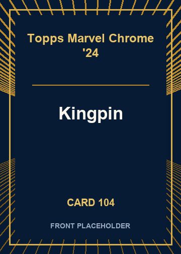 Kingpin front card image