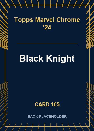 Black Knight back card image