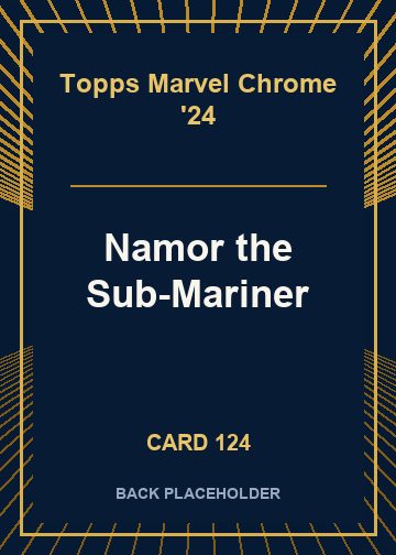 Namor the Sub-Mariner back card image