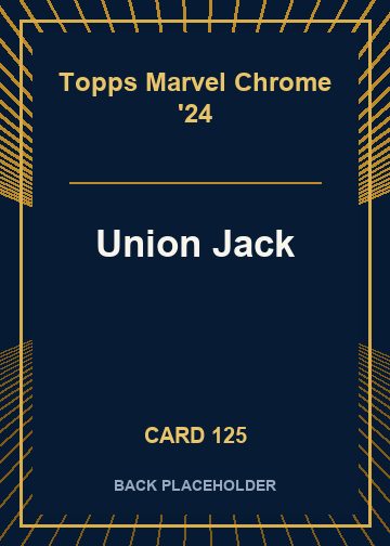 Union Jack back card image