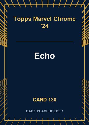 Echo back card image