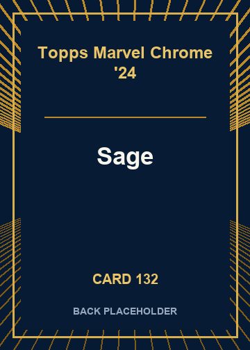 Sage back card image