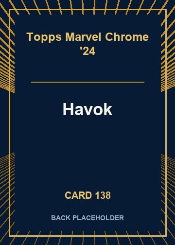 Havok back card image