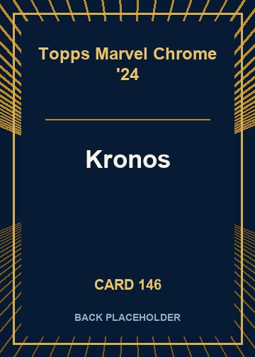 Kronos back card image