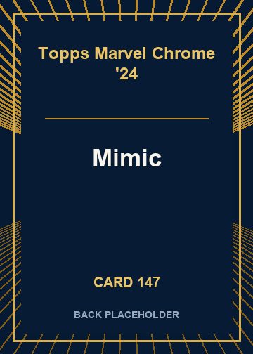 Mimic back card image