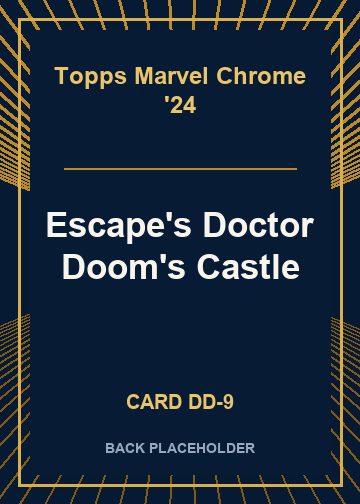 Escape's Doctor Doom's Castle back card image