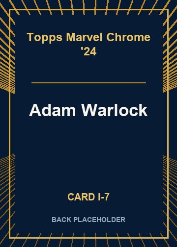 Adam Warlock back card image