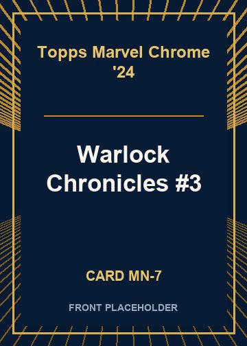 Warlock Chronicles #3 front card image