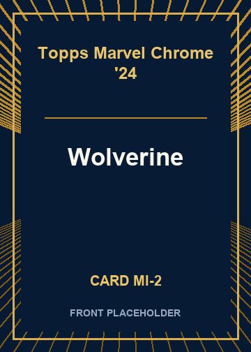 Wolverine front card image