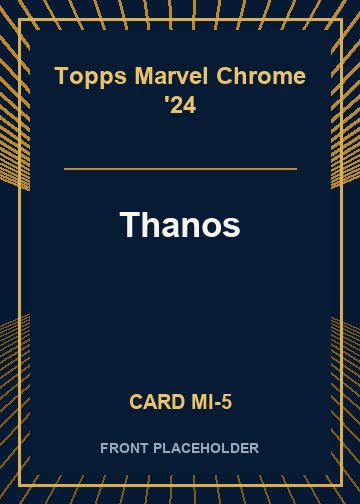 Thanos front card image