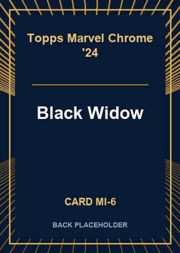 Black Widow back card image