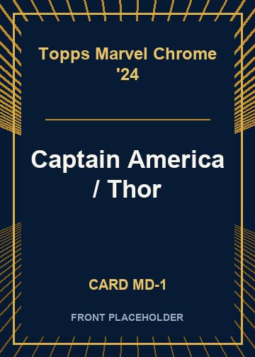 Captain America / Thor card thumbnail