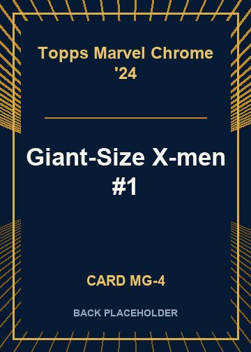 Giant-Size X-men #1 back card image