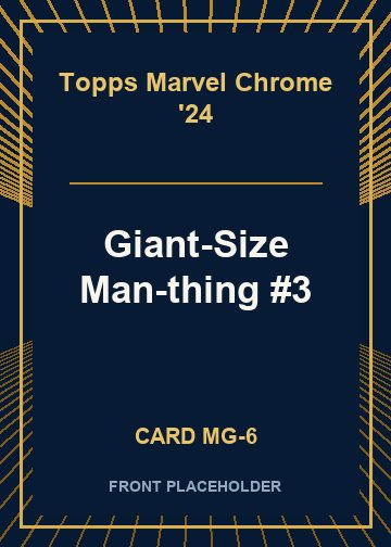 Giant-Size Man-thing #3 card thumbnail