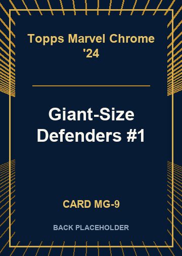 Giant-Size Defenders #1 back card image