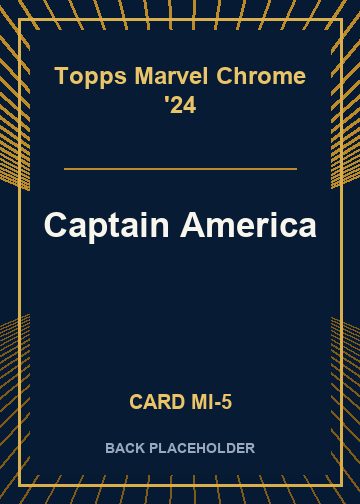 Captain America back card image