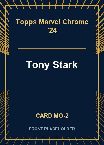Tony Stark front card image