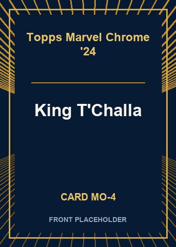 King T'Challa card thumbnail