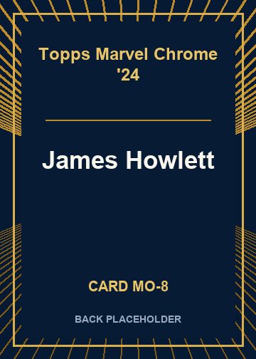 James Howlett back card image