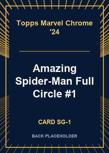 Amazing Spider-Man Full Circle #1 back card image