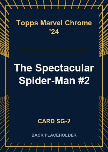 The Spectacular Spider-Man #2 back card image