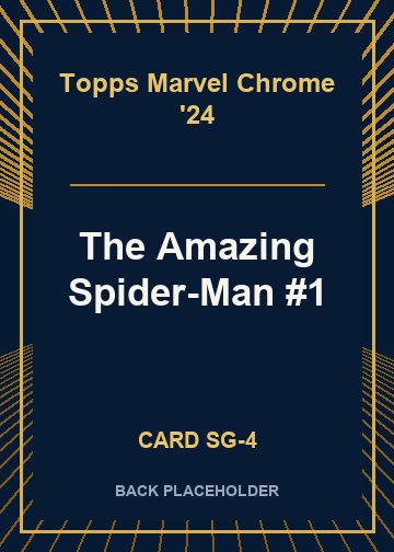 The Amazing Spider-Man #1 back card image
