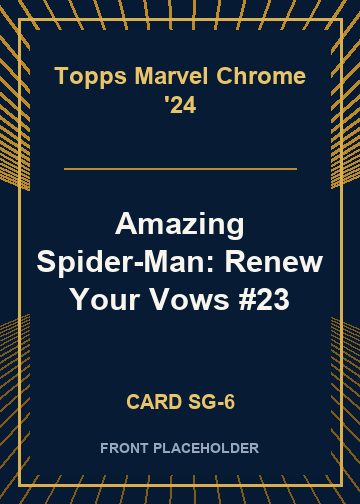 Amazing Spider-Man: Renew Your Vows #23 card thumbnail