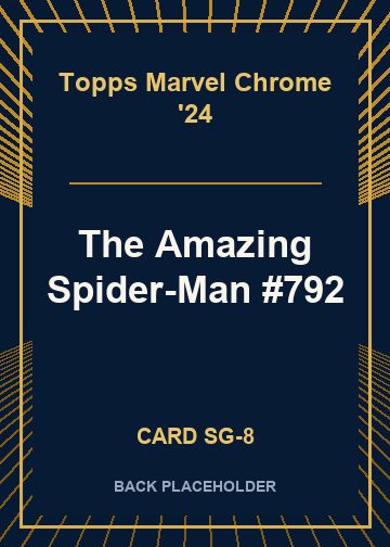 The Amazing Spider-Man #792 back card image