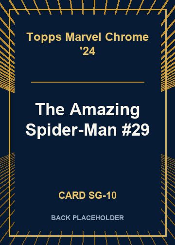 The Amazing Spider-Man #29 back card image