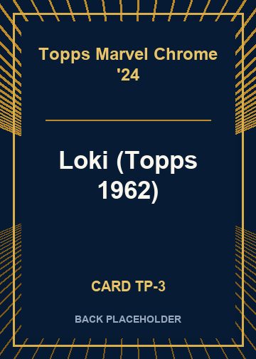 Loki (Topps 1962) back card image